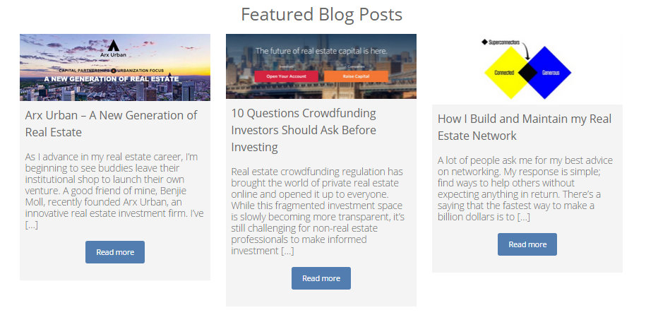 Featured blog posts