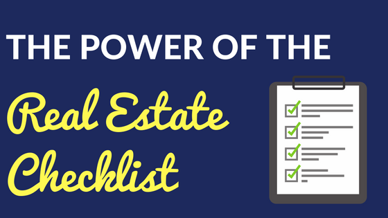 The Power of the Real Estate Checklist